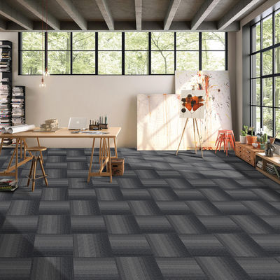 Loop Pile 50x50 Nylon Carpet Tiles Polypropylene Fiber Anti Static Level Loop Pile