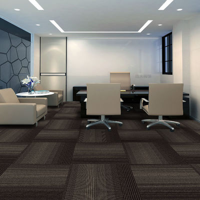 Loop Pile 50x50 Nylon Carpet Tiles Polypropylene Fiber Anti Static Level Loop Pile