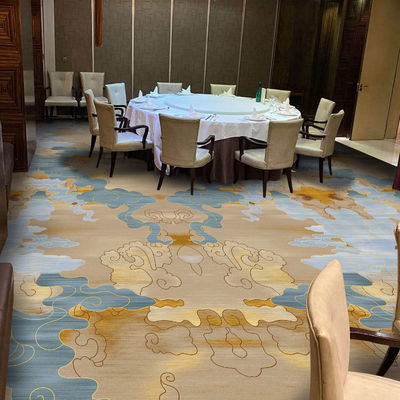 Lobby Wall To Wall Woven Axminster Carpet With Wool And Nylon