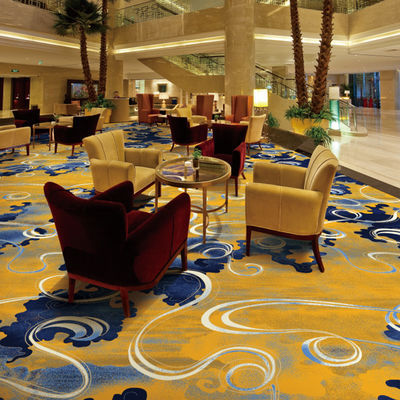 7mm Pile Nylon Printed Carpet Tufted Nordic Style Carpet With Action Backing