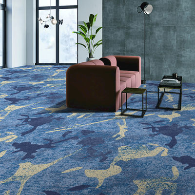 Wall To Wall Auditorium Nylon Printed Carpet With Stain Resistant