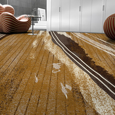 Wall To Wall Auditorium Nylon Printed Carpet With Stain Resistant