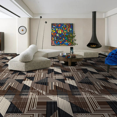 Simple Design Nordic Style 100% Nylon Printed Carpet With Action Backing