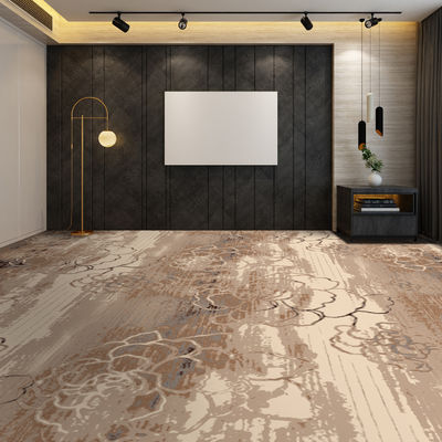 Simple Design Nordic Style 100% Nylon Printed Carpet With Action Backing