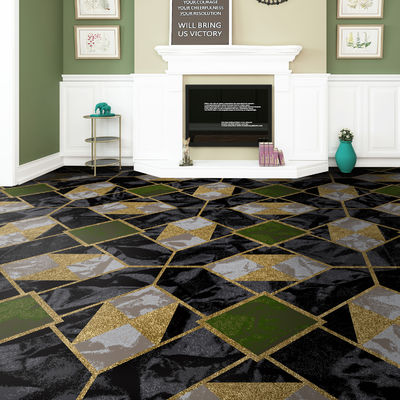 Simple Design Nordic Style 100% Nylon Printed Carpet With Action Backing