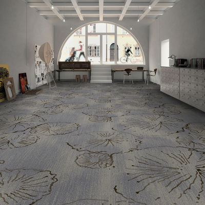 Simple Design Nordic Style 100% Nylon Printed Carpet With Action Backing
