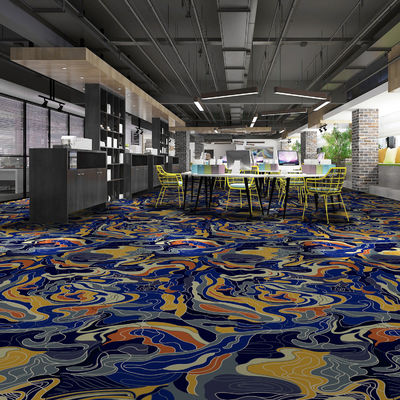 Simple Design Nordic Style 100% Nylon Printed Carpet With Action Backing