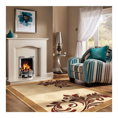 Persian Wilton Polypropylene Carpet Indoor Area Rug For Living Room