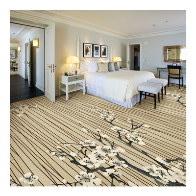 Lead And Flower Element Nylon Wall To Wall Printed Carpet For Room