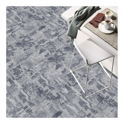 Custom Printed Indoor Carpet Tiles 50cm X 50cm Modular Carpet For Home