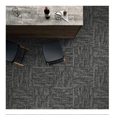 20" X 20" Customized Pattern Office Printed Carpet Tiles Nylon Fiber With PVC Backing