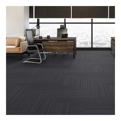10 Inch X 40 Inch Commercial Modular Carpet PP With Bitumen Backing
