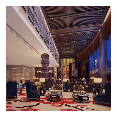 Lobby And Hallway 10mm Cut Pile Hand Tufted Carpet Customizable Design