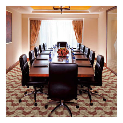 Jacquard Loop Pile Tufted Broadloom Carpet Width 4m For Hotel Room