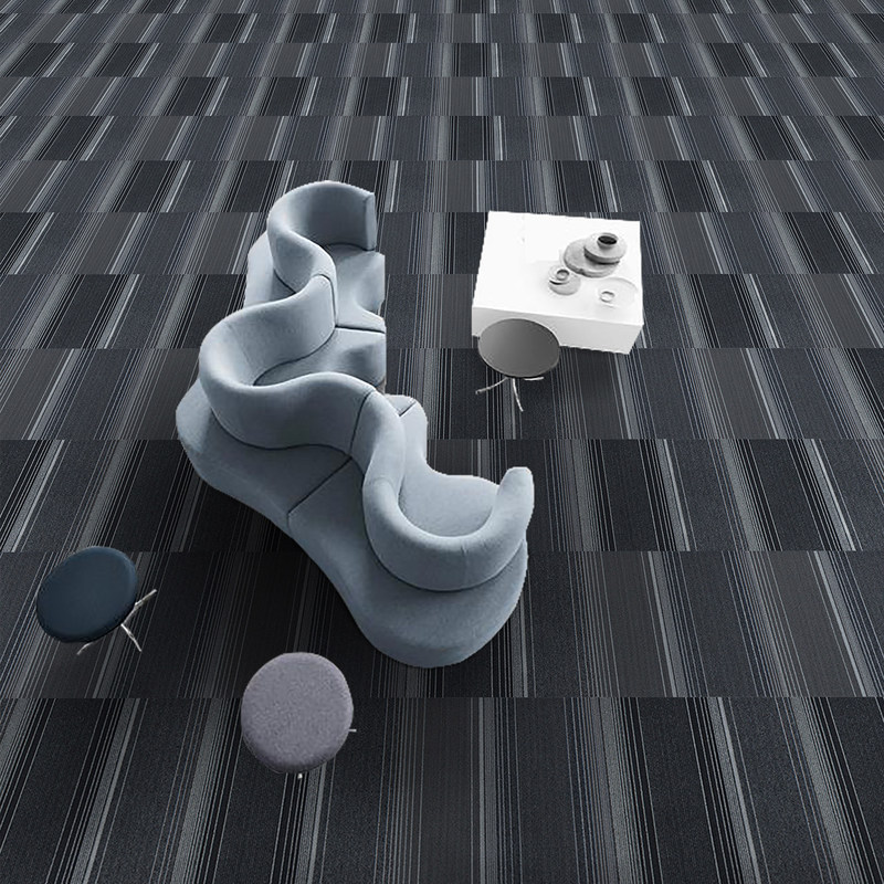 Loop Pile Solution Dyed Nylon Carpet 50x50 Polypropylene Nylon Floor Carpet