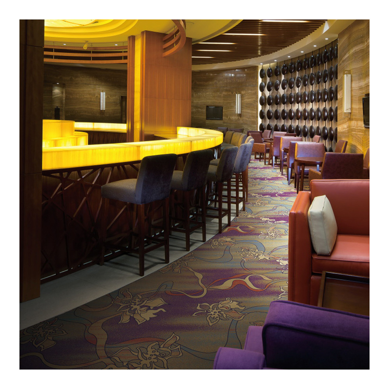 Wall To Wall Pub And Bar Carpet Nylon Printed Carpet Charming Patterns
